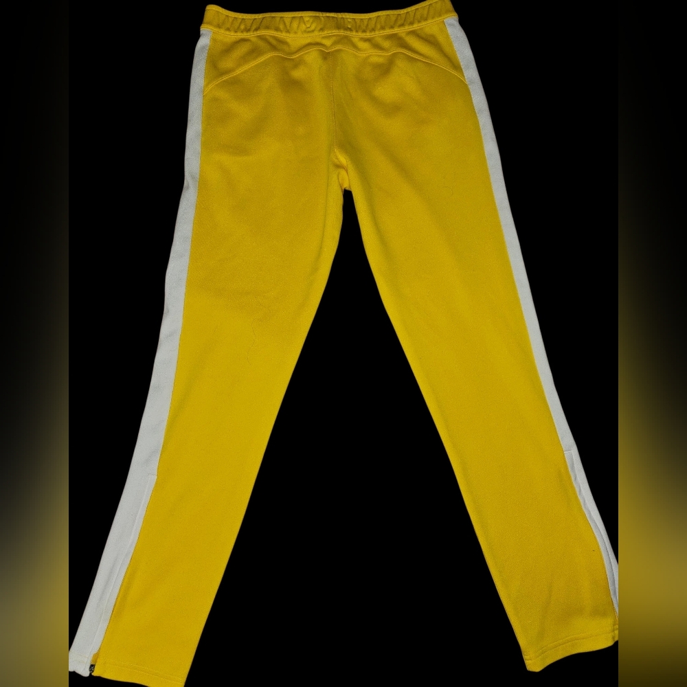 Tory Sport  Yellow Joggers with White Stripes